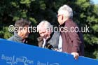 Sir Sebastian Coe, Brendan Foster and Jonathan Edwards before the start of the BUPA Great North Run. Photo: David T. Hewitson/Sports for All Pics